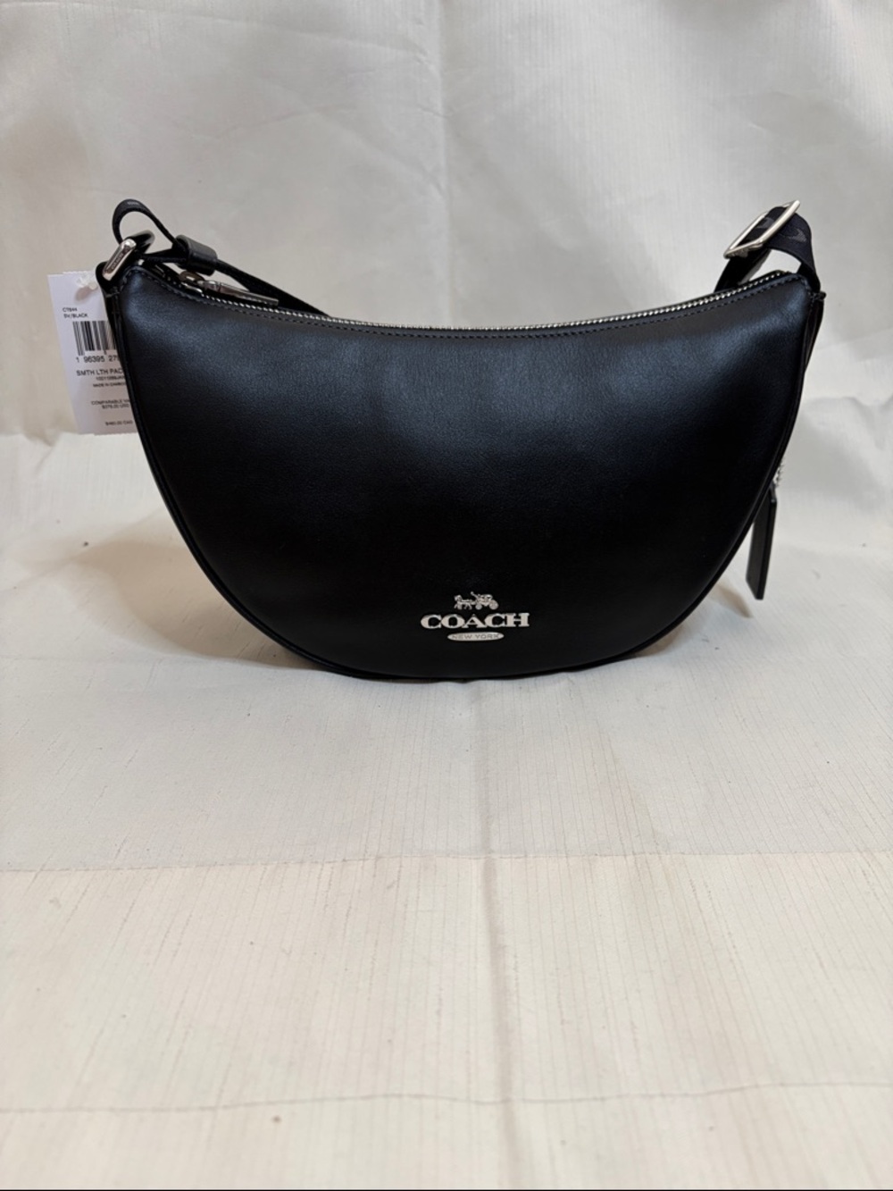 Coach Pace Shoulder Bag - Black/Silver